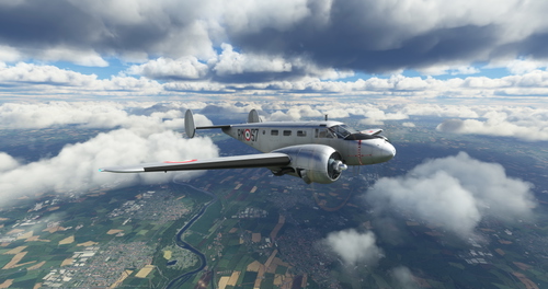 Beechcraft D18S Italian Air Force RM57