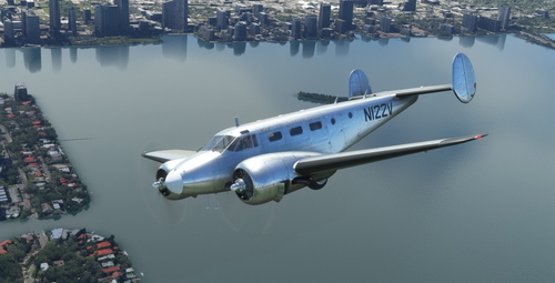 Beechcraft D18S N122V