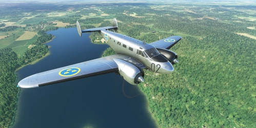 Beechcraft D18S Swedish Air Force #02