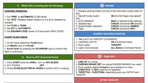 Beginner Friendly Checklist for Airbus A320 NEO (FlyByWire A32NX) thumbnail 2