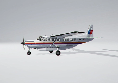 Black Square C208 | United Airlines Soul Bass Fictional