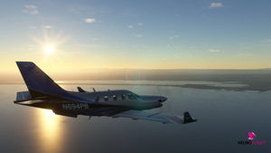 Blue Factory livery for ASOBO DAHER TBM 930 [8K] thumbnail 6