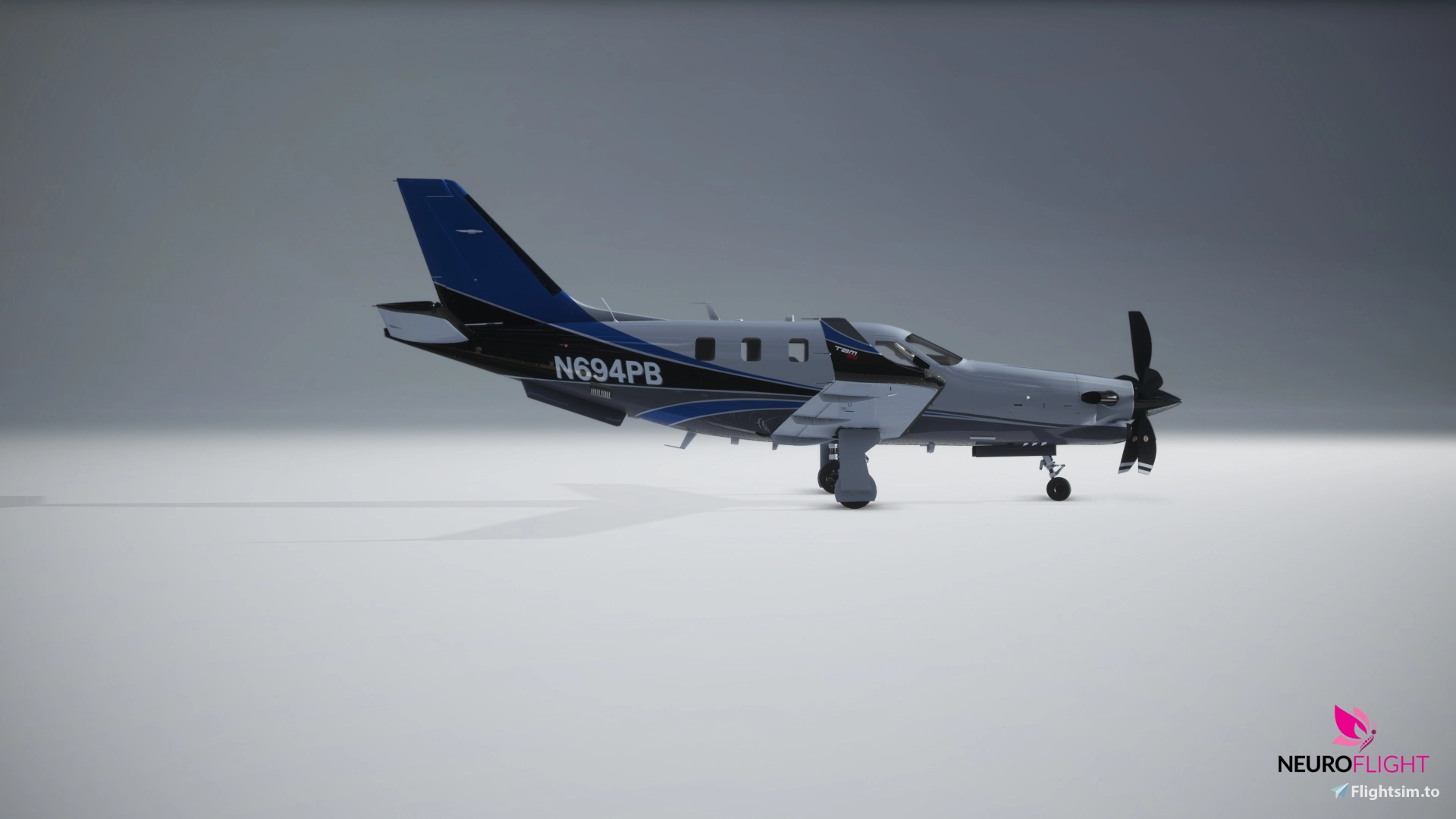 Blue Factory livery for ASOBO DAHER TBM 930 [8K] - MSFS Add-on ...