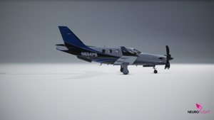Blue Factory livery for ASOBO DAHER TBM 930 [8K] thumbnail 3