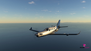 Blue Factory livery for ASOBO DAHER TBM 930 [8K] thumbnail 5