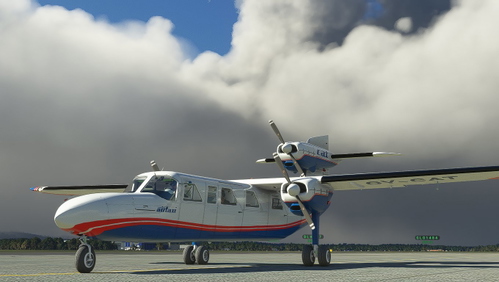 BN2-2A MK11 Trislander Copenhagen AirTaxi OY-CAT Fictitious livery request
