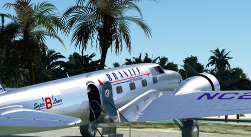 Boeing 247d Braniff Airlines