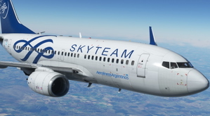 Boeing 737-700 Aerolíneas Argentinas LV-BZA SkyTeam thumbnail 4