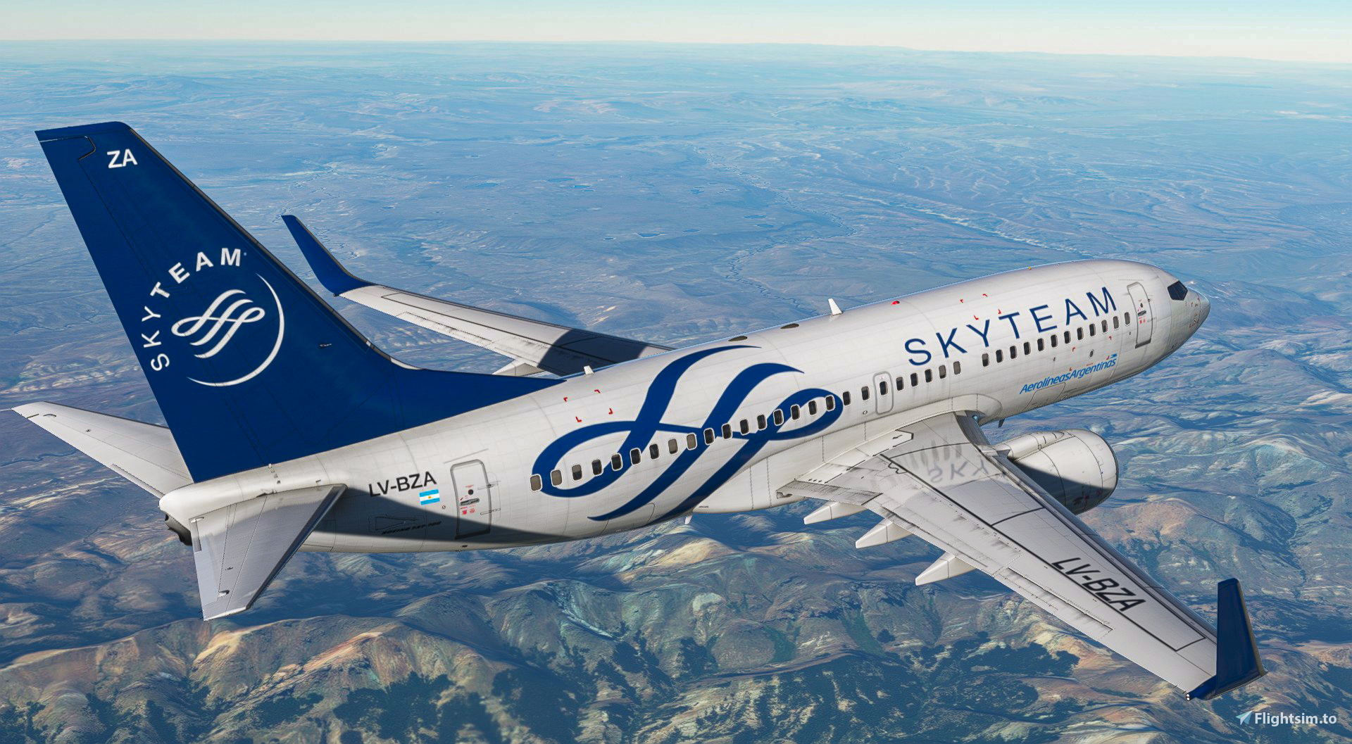 Boeing 737-700 Aerolíneas Argentinas LV-BZA SkyTeam - Image 1