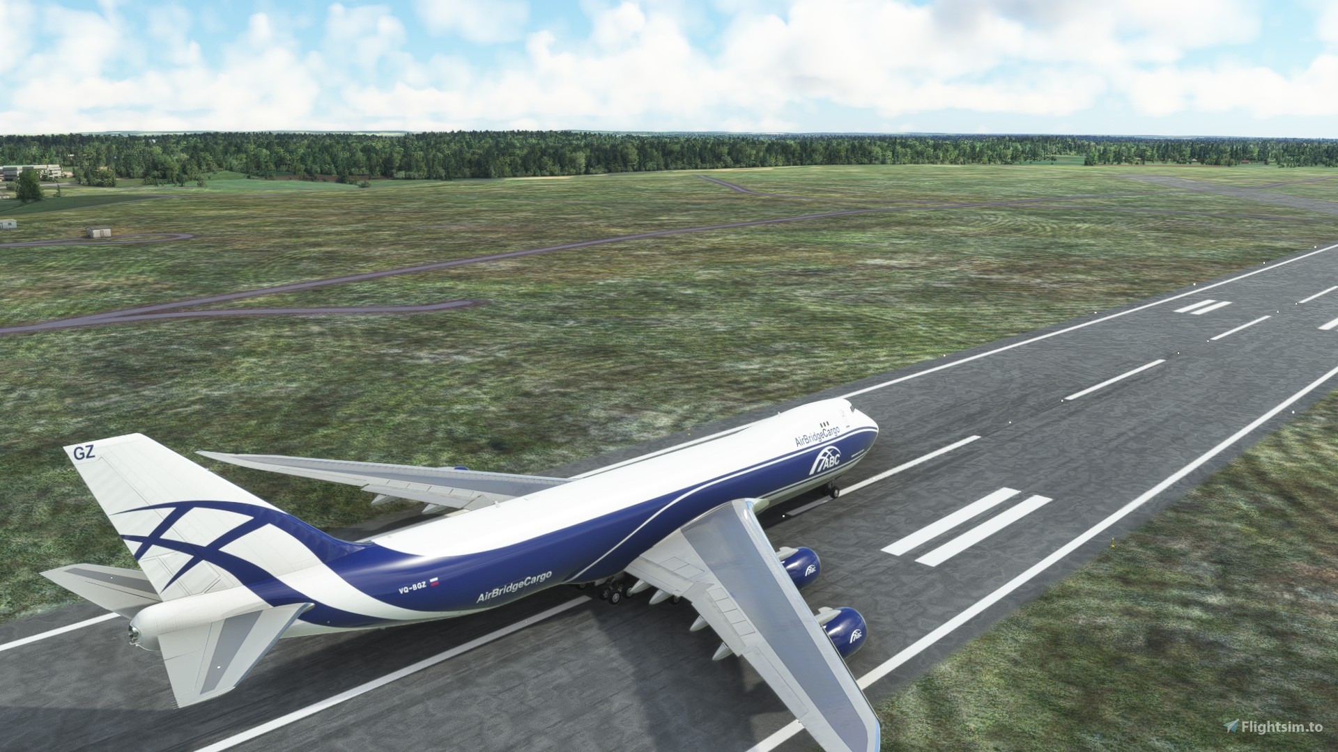Boeing 747-8F Air Bridge Cargo 4K [No mirroring] for Microsoft 