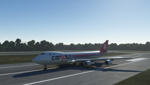 Boeing 747-8F Cargolux 50 Years 4K [No mirroring] thumbnail 4