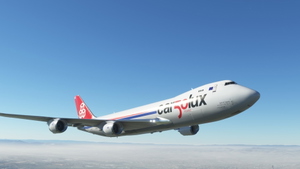 Boeing 747-8F Cargolux 50 Years 4K [No mirroring] thumbnail 9