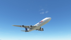 Boeing 747-8F Fedex Cargo 4K [No mirroring] thumbnail 4