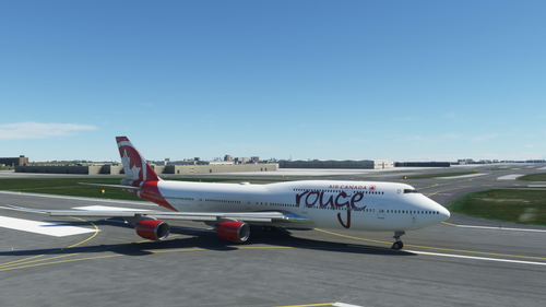 Boeing 747-8i Air Canada Rouge 4K [No mirroring]