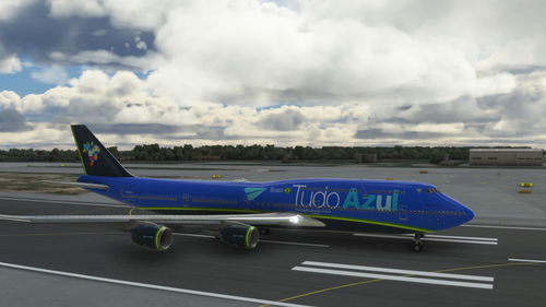 Boeing 747-8i Big Blue Bus 4K [No mirroring]