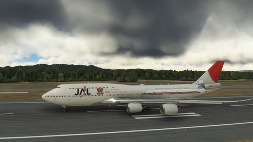 Boeing 747-8i JAL 50th Hawaii Route Anniversary 4K [No mirroring]