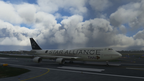 Boeing 747-8i Thai Star Alliance 4K [No mirroring]