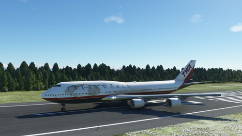 Boeing 747-8i Trans World New 4K [No mirroring]
