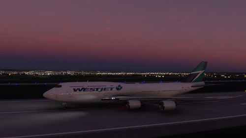 Boeing 747-8i Westjet 4K [No mirroring]