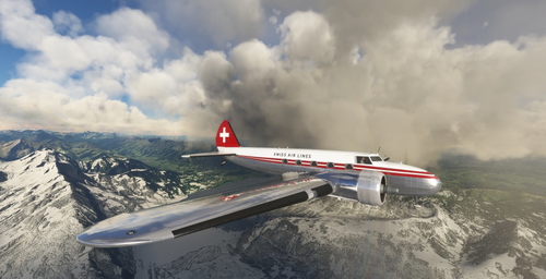 Boeing B247D Swiss Airlines 