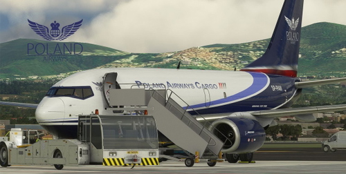 Boenig 737-700 (BDSF) Poland AirWays CARGO