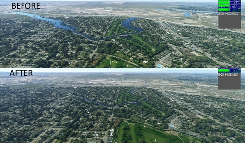 Boise Idaho water and vegetation