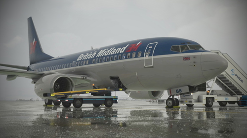 British Midland (G-OBMA) | PMDG 737-700 | Into the Blue Simulations