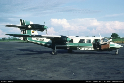 Britten-Norman BN-2A Mk.III-1 (Short Nose) Transamazonica HK-2412 request