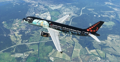 Brussels Airlines "OO-SNB" "Tintin Rackham" Fenix A320 Ceo