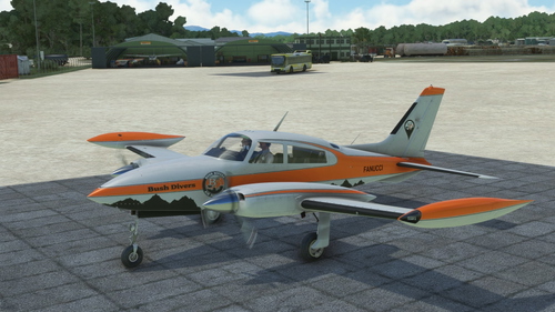 Bush Divers Livery for the Milviz Cessna 310R