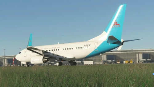 [机你太美CAi Studio]PMDG737-700 BBJ Dehong South Asian Airline B-5818