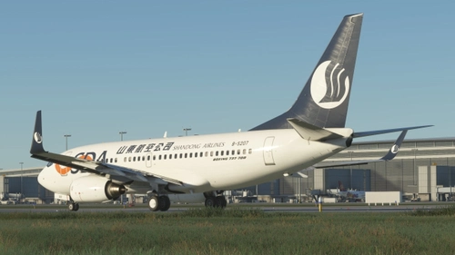 [机你太美CAi Studio]PMDG737-700 CDG Shandong Airlines B-5207