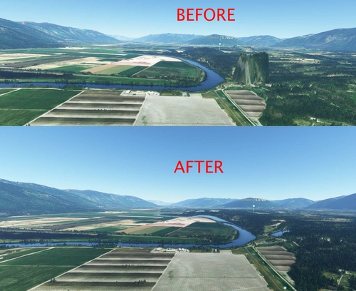 CAJ3 Creston BC Canada Scenery Mesh fix