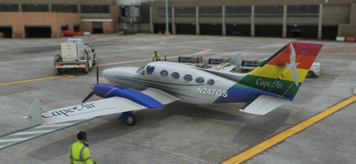 Cape Air Pride Livery for Cessna 414AW