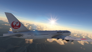 Captain Sim Boeing 777-200ER Japan Airlines JA709J 2022  thumbnail 4