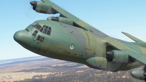 Captain Sim C-130E Hercules 913th Airlift wing.  Euro 1 Paint.  thumbnail 1