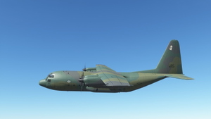 Captain Sim C-130E Hercules 913th Airlift wing.  Euro 1 Paint.  thumbnail 2