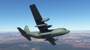 Captain Sim C-130E Hercules 913th Airlift wing.  Euro 1 Paint.  thumbnail 3
