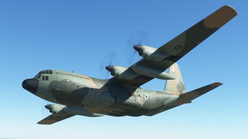 Captain Sim C-130H RAAF A97-002 "All Camouflage of the 90's"