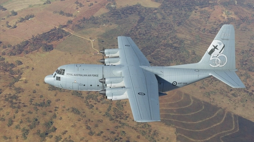 Captain Sim C-130H RAAF A97-008 "50 Years anniversary"