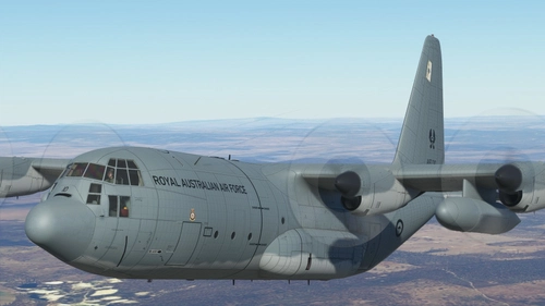 Captain Sim C-130H RAAF A97-010 All Grey.