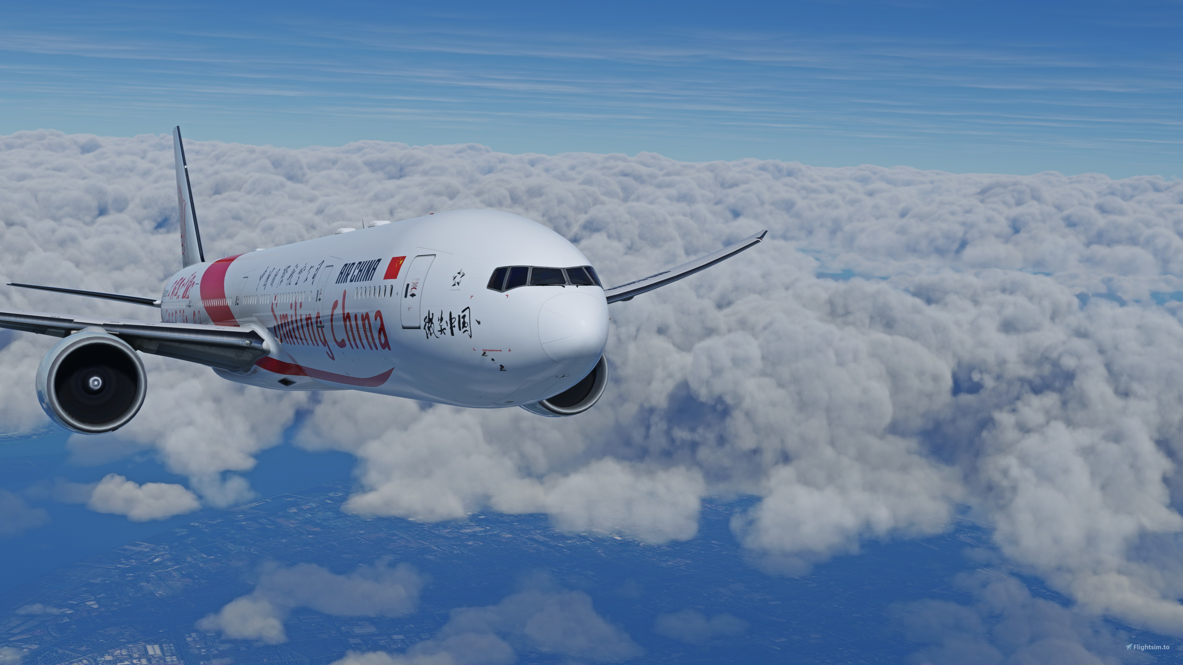 航空機・ヘリコプター Aviation 777-300ER Smiling China 1/400 1:400 Aviation400 Air China Boeing 777-300ER 
