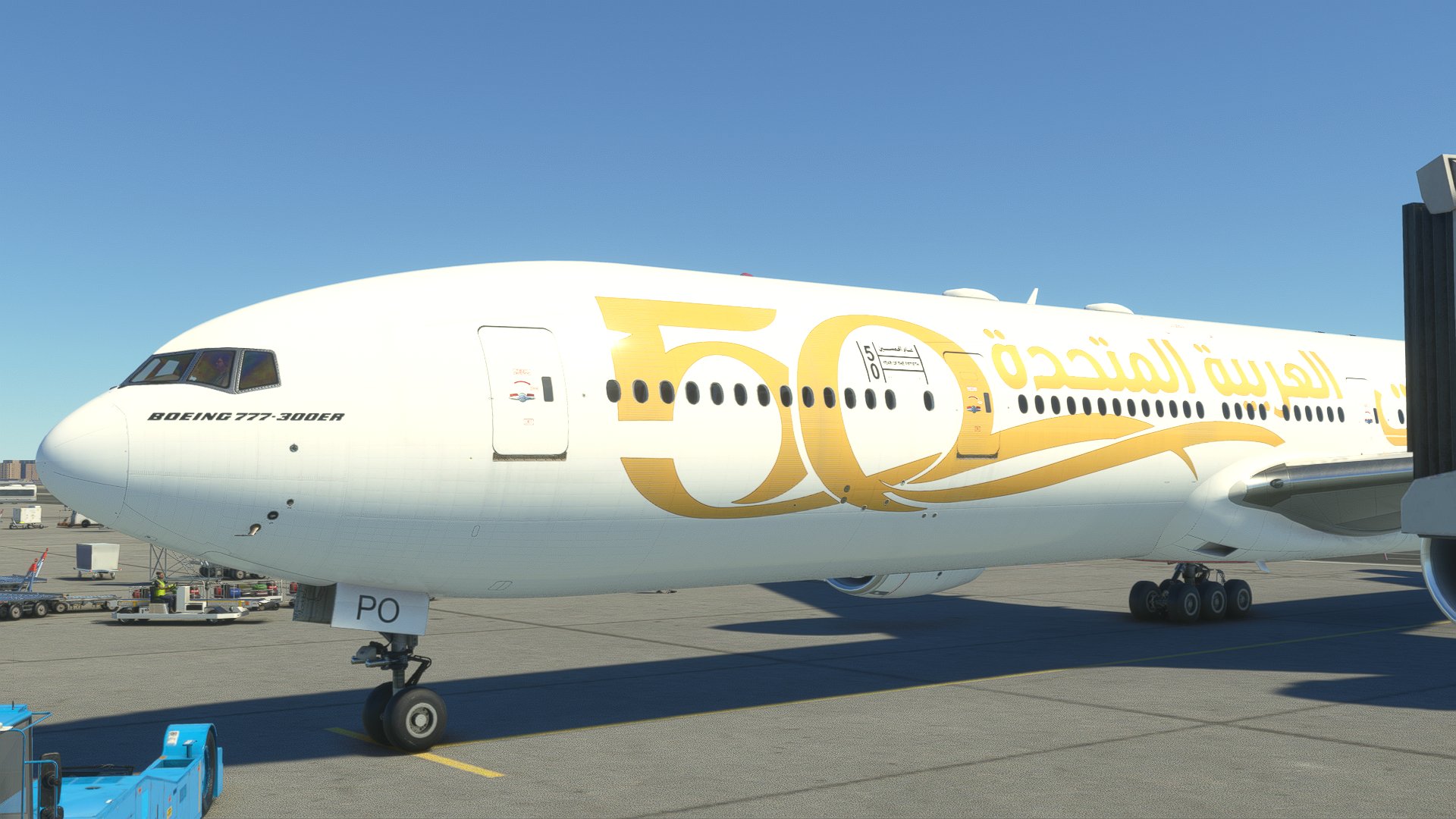Captainsim B777-300ER Emirates 'Year of the Fiftieth' - Image 1