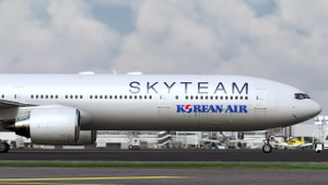 CaptainSim B777-300ER Korean Air Skyteam special livery thumbnail 4