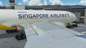 CaptainSim B777F Singapore Airlines Cargo (DHL) 9V-DHA thumbnail 5