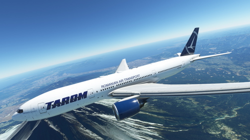 CaptainSim Boeing 777-200 TAROM Romanian Air Transport (Transporturile Aeriene Romane)