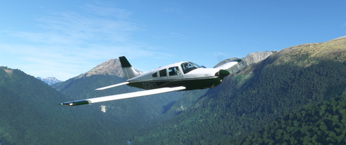 Carenado PA-28 Green and white