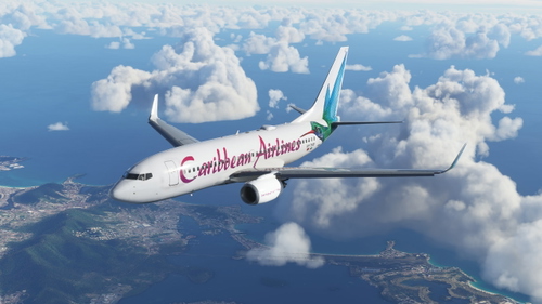Caribbean (Old Colors) [8K] - PMDG 737-700