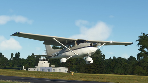 Cessna 172 G1000 Grey Blue Livery (Custom reg.)