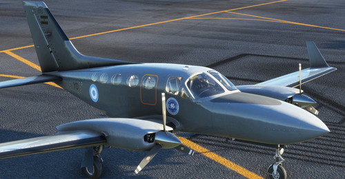 Cessna 414 Fuerza Aérea Argentina Reconocimiento